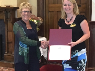 Adrienne long service award